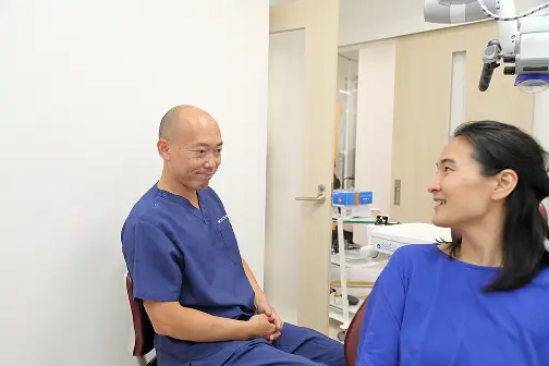 院長によるカウンセリングの様子