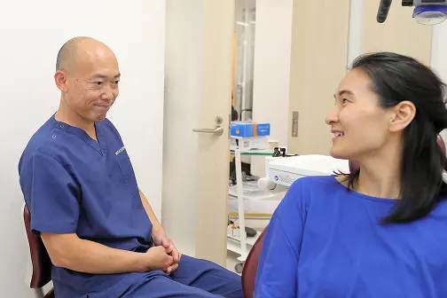 院長によるカウンセリングの様子