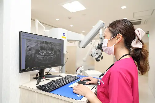 精密検査の様子